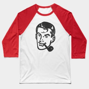 Man with pipe. Baseball T-Shirt